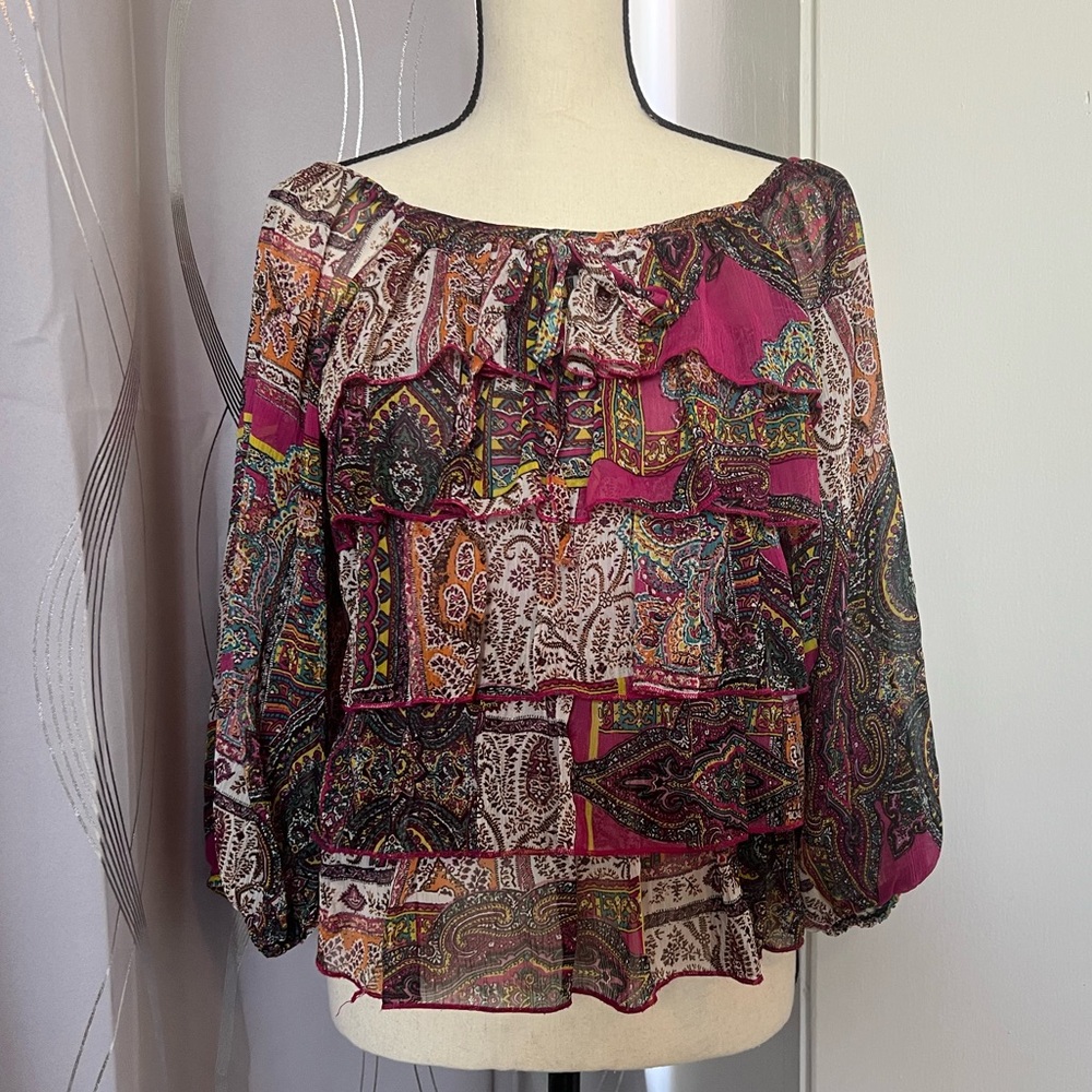 Bluose top long sleeves